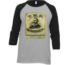 Twp Whiskey Edgewood Distilling Vintage Distressed Bottle Label Raglan