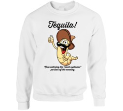 Tequila Worm Entering Pants Optional Portion Of The Evening Funny Tequ