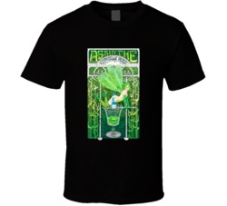Absinthe The Green Fairy Distressed Poster Art Spirit Lovers T Shirt