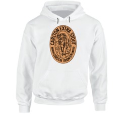 Carlton Extra Stout Australia Vintage Beer Bottle Label Hoodie