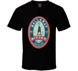 Ballart Bitter Malt And Hops Australia Vintage Beer Label T Shirt