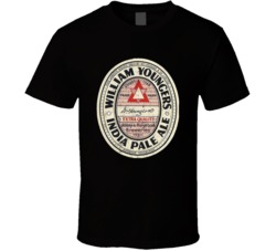 William Youngers India Pale Ale Vintage Beer Bottle Label T Shirt