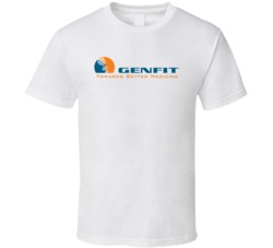 Genfit Sa Nasdaq Company Logo Employee Fan T Shirt