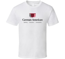 German American Bancorp Inc Nasdaq Company Logo Employee Fan T Shirt