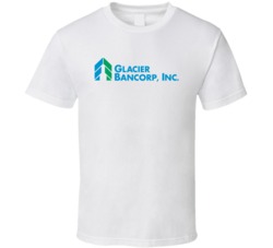 Glacier Bancorp Inc Nasdaq Company Logo Employee Fan T Shirt