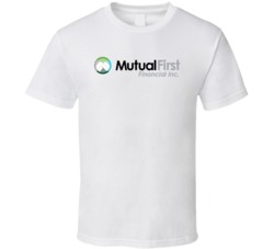 Mutualfirst Financial Inc Nasdaq Company Logo Employee Fan T Shirt