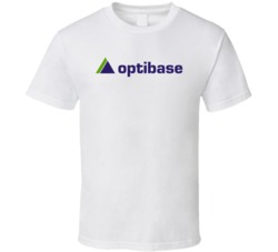Optibase Ltd Nasdaq Company Logo Employee Fan T Shirt