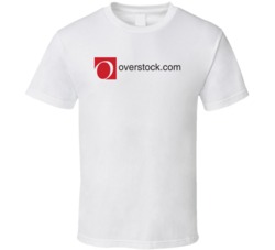Overstockcom Inc Nasdaq Company Logo Employee Fan T Shirt