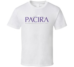 Pacira Biosciences Inc Nasdaq Company Logo Employee Fan T Shirt