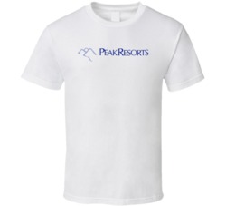 Peak Resorts Inc Nasdaq Company Logo Employee Fan T Shirt