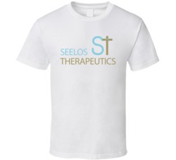 Seelos Therapeutics Nasdaq Company Logo Employee Fan T Shirt