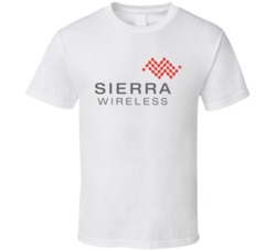 Sierra Wireless Nasdaq Company Logo Employee Fan T Shirt