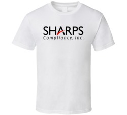 Sharps Compliance Corp Nasdaq Company Logo Employee Fan T Shirt