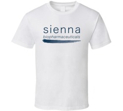 Sienna Biopharmaceuticals Inc Nasdaq Company Logo Employee Fan T Shirt