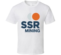 Ssr Mining Inc Nasdaq Company Logo Employee Fan T Shirt