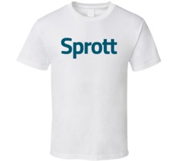 Sprott Focus Trust Inc  Nasdaq Company Logo Employee Fan T Shirt