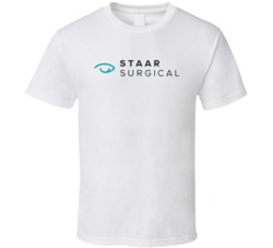 Staar Surgical Company Nasdaq Company Logo Employee Fan T Shirt