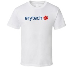 Erytech Pharma Sa Nasdaq Company Logo Employee Fan T Shirt