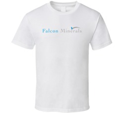 Falcon Minerals Nasdaq Company Logo Employee Fan T Shirt