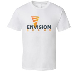 Envision Solar International Inc Nasdaq Company Logo Employee Fan T Sh