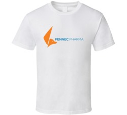 Fennec Pharmaceuticals Inc Nasdaq Company Logo Employee Fan T Shirt