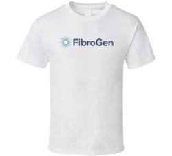 Fibrogen Inc Nasdaq Company Logo Employee Fan T Shirt
