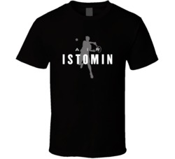 Denis Istomin Air Tennis Player Parody Uzbekistan Athlete Fan T Shirt