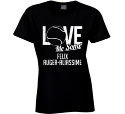 Felix Auger-aliassime Love Me Some Tennis Player Canada Athlete Fan T 