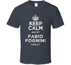 Fabio Fognini Keep Calm Let Tennis Player Handle It Italy Athlete Fan 