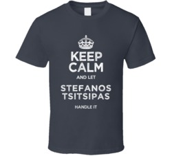 Stefanos Tsitsipas Keep Calm Let Tennis Player Handle It Greece Athlet