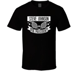 Steve Johnson Tennis Player For President Usa Athlete Fan T Shirt