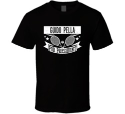 Guido Pella Tennis Player For President Argentina Athlete Fan T Shirt