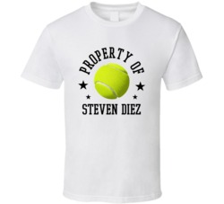 Steven Diez Property Of Tennis Player Canada Athlete Fan T Shirt