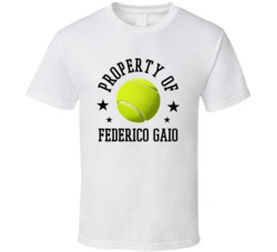 Federico Gaio Property Of Tennis Player Italy Athlete Fan T Shirt