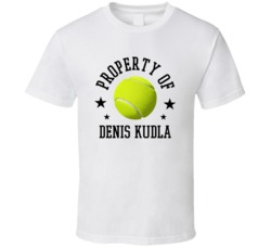 Denis Kudla Property Of Tennis Player United States Athlete Fan T Shir