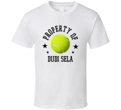Dudi Sela Property Of Tennis Player Israel Athlete Fan T Shirt