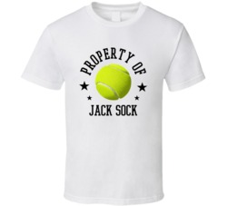 Jack Sock Property Of Tennis Player Usa Athlete Fan T Shirt