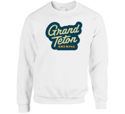 Grand Teton Beer Wyoming Signature Alcohol Crewneck Sweatshirt