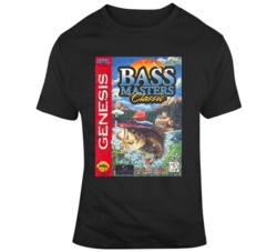 Bass Masters Classic Sega Genesis Cover Fan Distressed T Shirt
