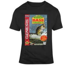 Tnn Outdoors Bass Tournament 96 Sega Genesis Cover Fan Grunge T Shirt