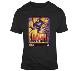 Urban Strike Sega Game Cover Fan Distressed T Shirt
