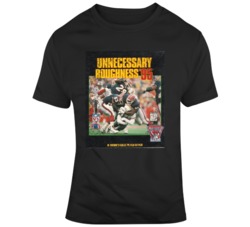 Unnecessary Roughness Sega Genesis Cover Fan Distressed T Shirt