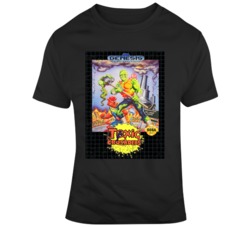 Toxic Crusaders Sega Genesis Cover Fan Distressed T Shirt