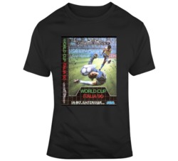 World Championship Soccer Sega Distressed T Shirt