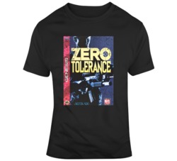 Zero Tolerance Sega Game Cover Distressed T Shirt
