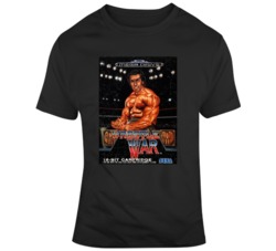 Wrestle War For Genesis Distressed T Shirt