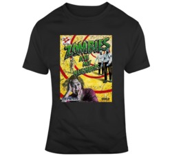 Zombies Ate My Neighbors Sega Game Cover Distressed T Shirt
