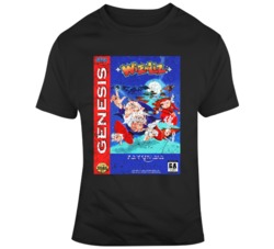 Wiz'n'liz Sega Video Game Distressed T Shirt
