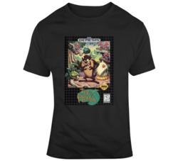 Taz-mania Sega Genesis Fan Cover Grunge T Shirt