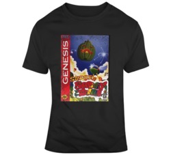 Super Fantasy Zone Sega Genesis Fan Cover Grunge T Shirt